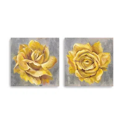 Kirkland's Roses Giclee Canvas Art Prints In Yellow