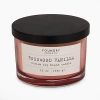 Kirkland's Rosewood Vanilla Typewriter 3-wick Jar Candle In Pink