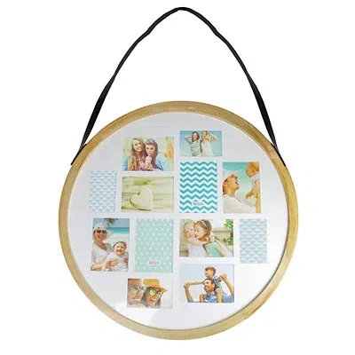 Kirkland's Round 12-photo Wood Collage Frame In Multi