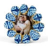 Kirkland's Round Blue Seashell Picture Frame In Blue