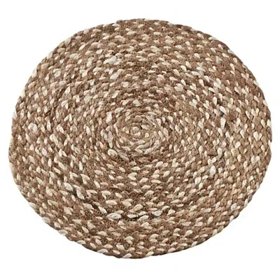 Kirkland's Round Brown Woven Jute Placemats