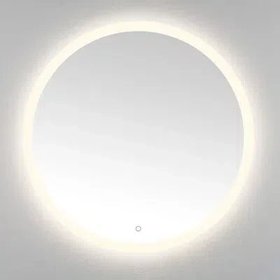 Kirkland's Round Whit Led Wall Mirror In Multi