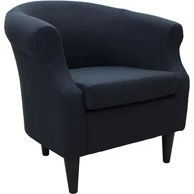 Kirkland's Rounded Accent Chair In Blue