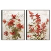 Kirkland's Ruby Floral Framed Canvas Art Prints In Multi