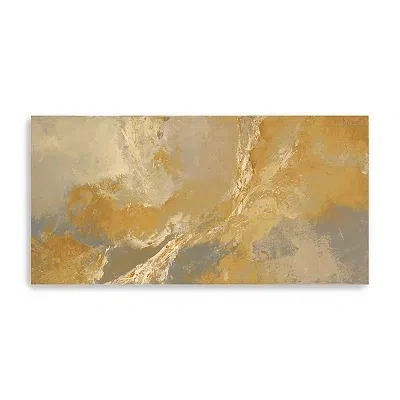 Kirkland's Rush Canvas Art Print In Gold