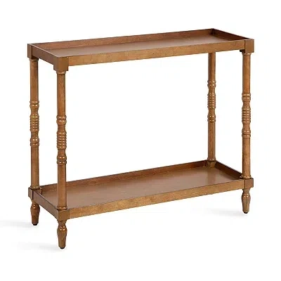 Kirkland's Rustic Bellport Console Table In Brown