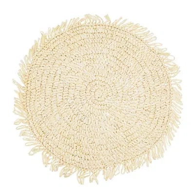 Kirkland's Rustic Raffia Placemats In White