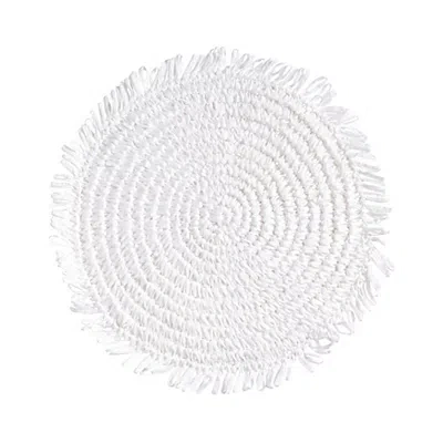 Kirkland's Rustic Raffia Placemats In White