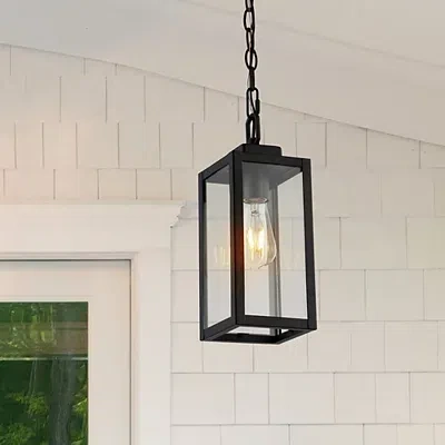 Kirkland's Safavieh Black Clemens Outdoor Pendant Light