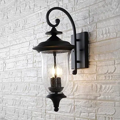 Kirkland's Safavieh Black Dowell Outdoor Sconces