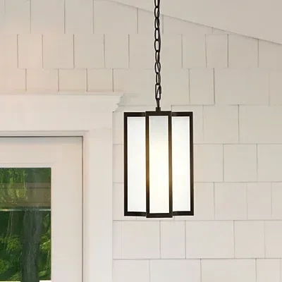 Kirkland's Safavieh Black Outdoor Pendant Light
