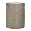 Kirkland's Safavieh Gray Cylinder Accent Table With Handles In Gray