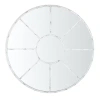 Kirkland's Safavieh White Window Frame Round Mirror In White