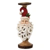 Kirkland's Santa Claus Pillar Candle Holder In Multi