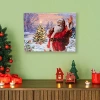 Kirkland's Santa Waving Led Canvas Art Print In Multi