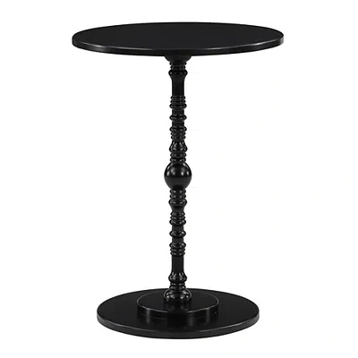 Kirkland's Santel Spindle Accent Table In Black