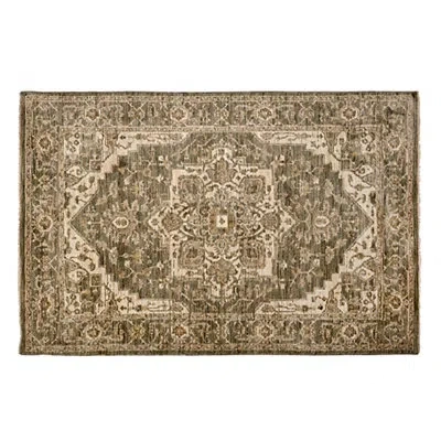 Kirkland's Santiago Medallion Area Rug In Green