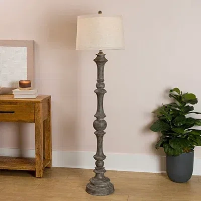 Kirkland's Savannah Floor Lamp In Gray
