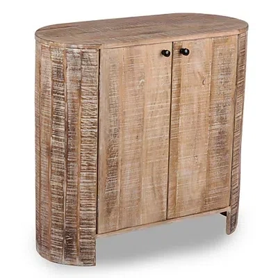 Kirkland's Sawmark 2-door Storage Cabinet In Brown