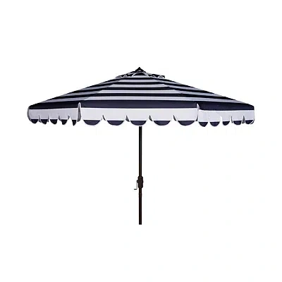 Kirkland's Scallop Tilt Crank 9 Ft. Outdoor Umbrella In Blue