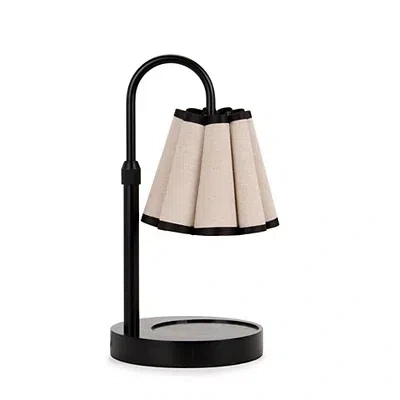 Kirkland's Scalloped Black Metal Candle Warmer Lamp In Multi