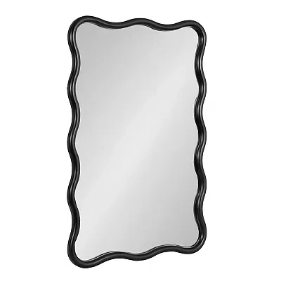 Kirkland's Scalloped Harlow Wall Mirror In Black