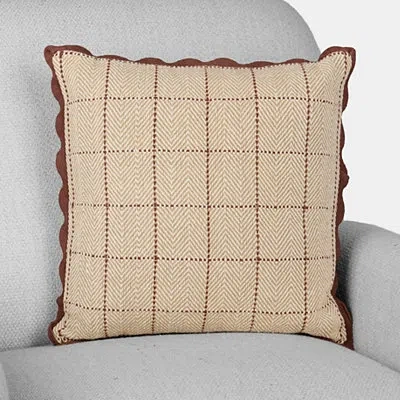 Kirkland's Scalloped Pillow In Multi