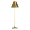 Kirkland's Scalloped Shade Daphne Buffet Lamp In Gold