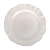 Kirkland's Scalloped Stoneware Dinner Plate In White