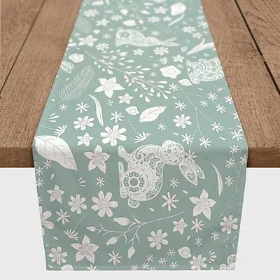 Kirkland's Scandinavian Bunny Table Runner In Multi