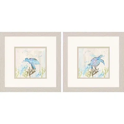 Kirkland's Sea Turtle Frames Art Prints In Multi