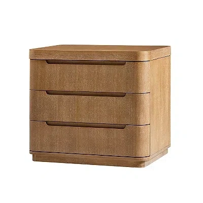 Kirkland's Seadrift Wood Patrick Nightstand In Brown