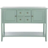 Kirkland's Seafoam Green 4-drawer Charlotte Sideboard In Green