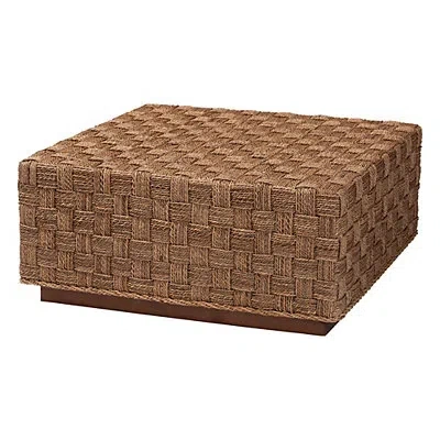 Kirkland's Seagrass Wrapped Coffee Table In Brown
