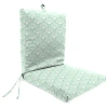Kirkland's Seagreen Geometric Outdoor Chair Cushion In Green