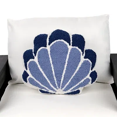 Kirkland's Seashell Shaped Outdoor Pillow In Multi