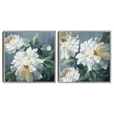 Kirkland's Secret Garden Framed Canvas Art Print In Blue