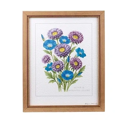 Kirkland's September Morning Glory And Aster Framed Art Print In Multi