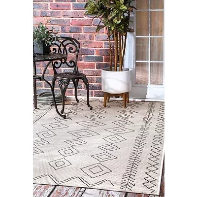 Kirkland's Serna Tribal Outdoor Area Rug In Multi