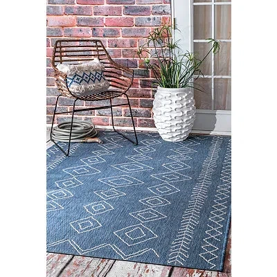 Kirkland's Serna Tribal Outdoor Area Rug In Multi
