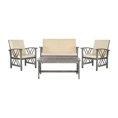 Kirkland's Set With Beige Cushions In Gray