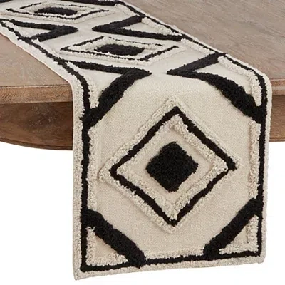 Kirkland's Shag Diamond Table Runner In Multi