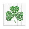 Kirkland's Shamrock Mosaic Canvas Art Print In Gray