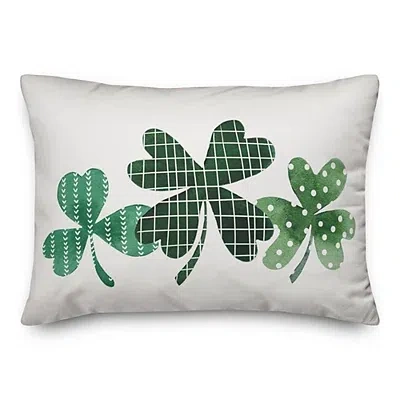 Kirkland's Shamrock Trio Pillow In Multi