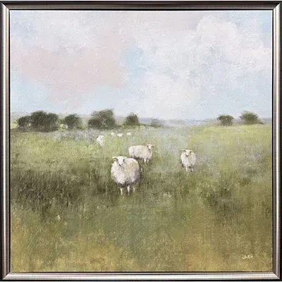 Kirkland's Sheep Pasture Framed Art Print In Multi