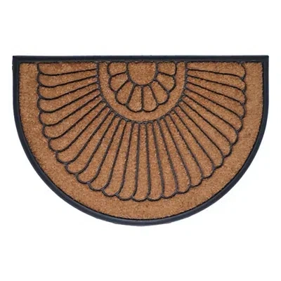 Kirkland's Shell Arch Pattern Doormat In Brown
