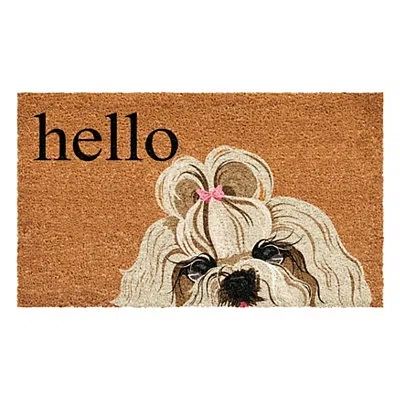 Kirkland's Shih Tzu Coir Doormat In Multi
