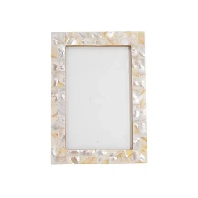Kirkland's Shine Mother Of Pearl Picture Frame In White