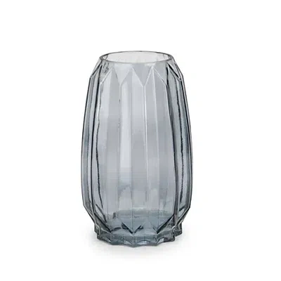 Kirkland's Short Blue Glass Vase