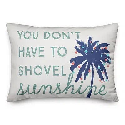 Kirkland's Shovel Sunshine Pillow In Multi